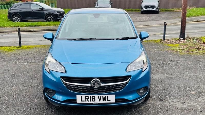 Used Vauxhall Corsa S 90 HP (66 kW) 2018 Blue Hatchback