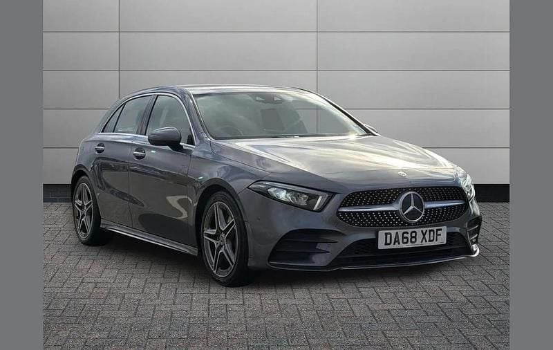 Used Mercedes A250 AMG Line Premium 221 HP (162 kW) 2019 Grey Hatchback
