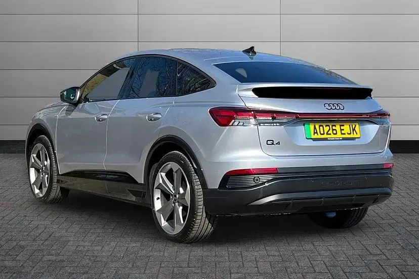 Used Audi Q4 Sportback e-tron Black Edition 207 kW (282 HP) 2026 Floret silver SUV