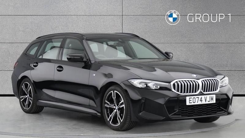 Black Used 2024 BMW 320 M Sport Estate | £32,863 (A bit pricey) - Image 1/4