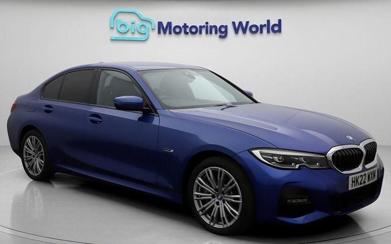 Blue Used 2022 BMW 330e M Sport Sedan | £21,500 (Super price) - Image 1/4