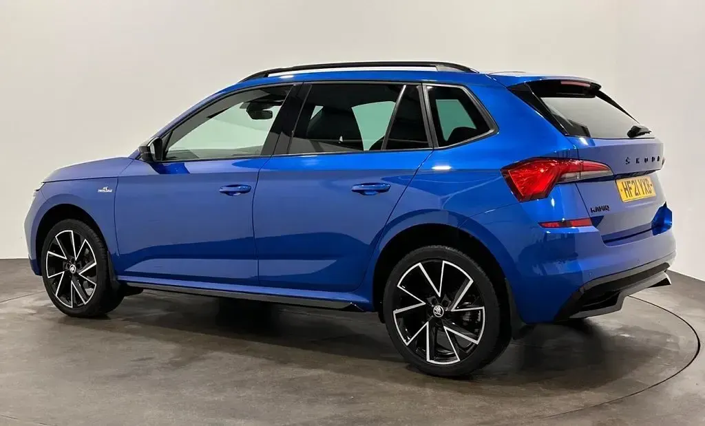 Used Skoda Kamiq Monte Carlo 110 HP (80 kW) 2021 Blue SUV