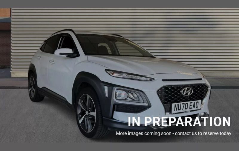 White Used 2020 Hyundai Kona Premium SUV | £12,995 (Fair price) - Image 1/4