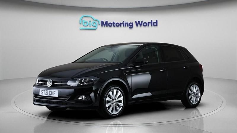 Used VW Polo Match 95 HP (69 kW) 2021 Black Hatchback
