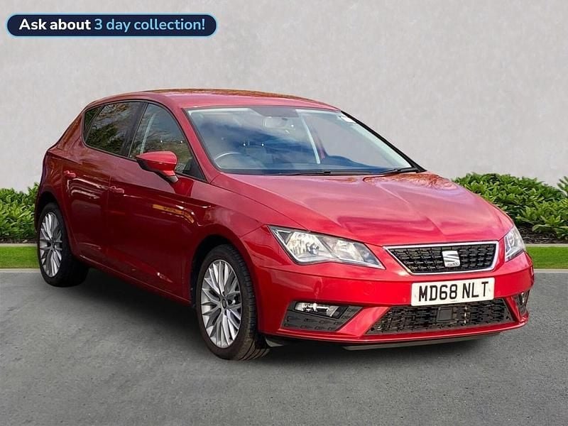Red Used 2019 Seat Leon SE Dynamic Hatchback | £10,766 (Good price) - Image 1/2