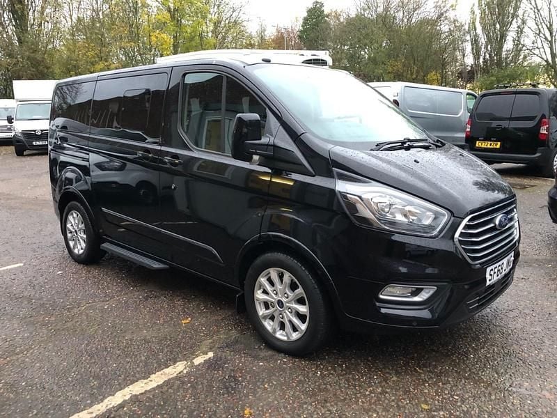 Black Used 2018 Ford Tourneo Custom Titanium Van | £12,995 - Image 1/4
