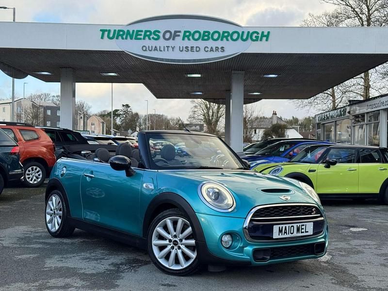 Used Mini Cooper S Cabriolet 189 HP (139 kW) 2017 Turquoise Cabriolet