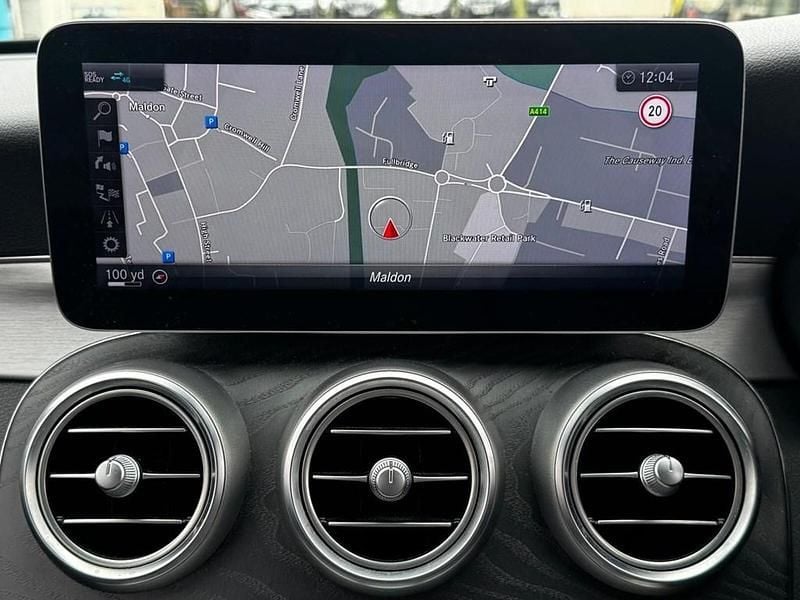 Used Mercedes C200 AMG line 2021 Black Cabriolet