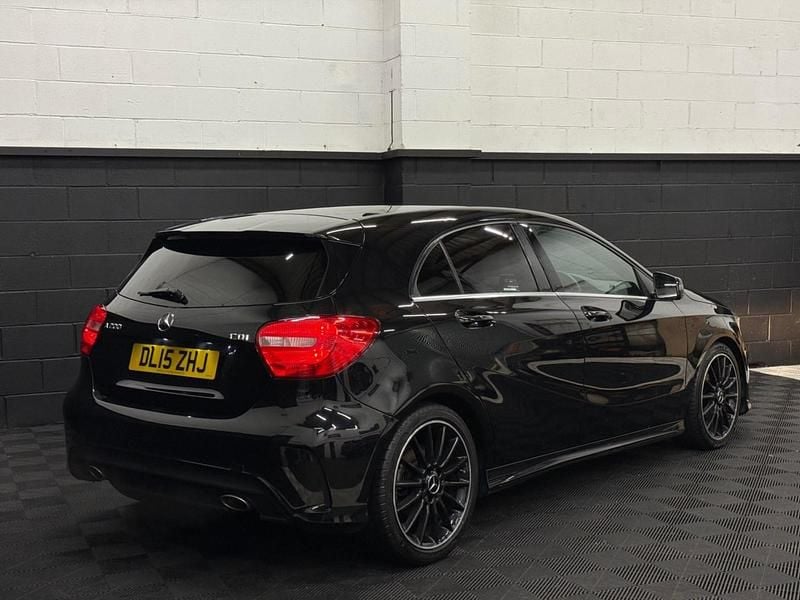 Used Mercedes A200 AMG 136 HP (100 kW) 2015 Black Hatchback