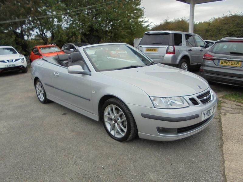 Silver Used 2007 Saab 9-3 Cabriolet Vector Cabriolet | £1,395 (Good price) - Image 1/4