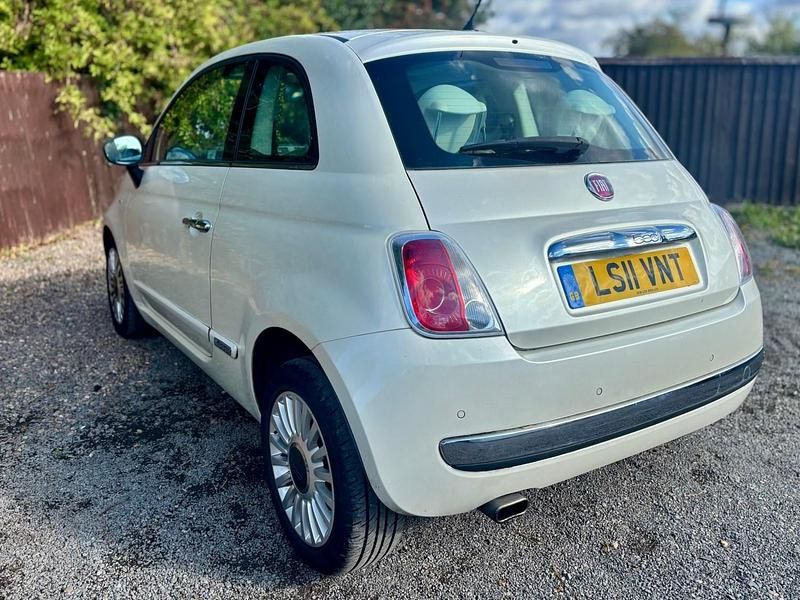 Used Fiat 500 Lounge 2011 White Hatchback