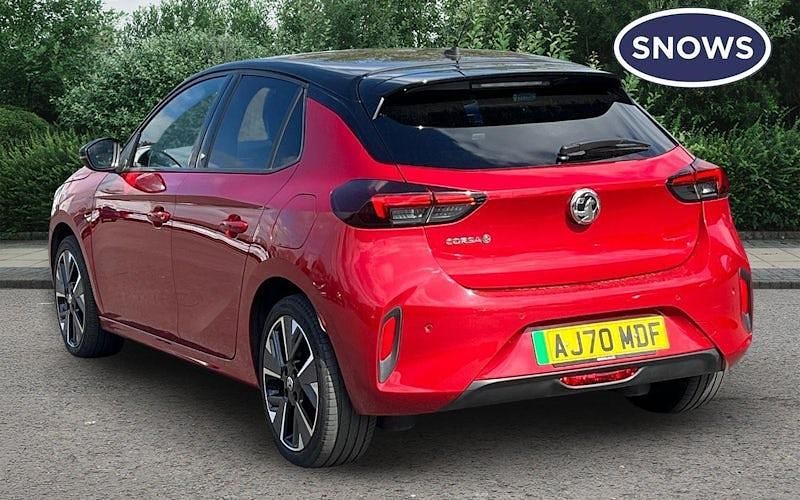 Used Vauxhall Corsa-e SRi 100 kW (136 HP) 2020 Red Hatchback