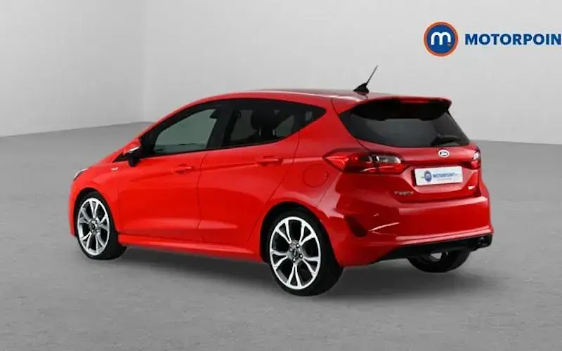 Used Ford Fiesta ST-Line X 125 HP (91 kW) 2021 Red Hatchback