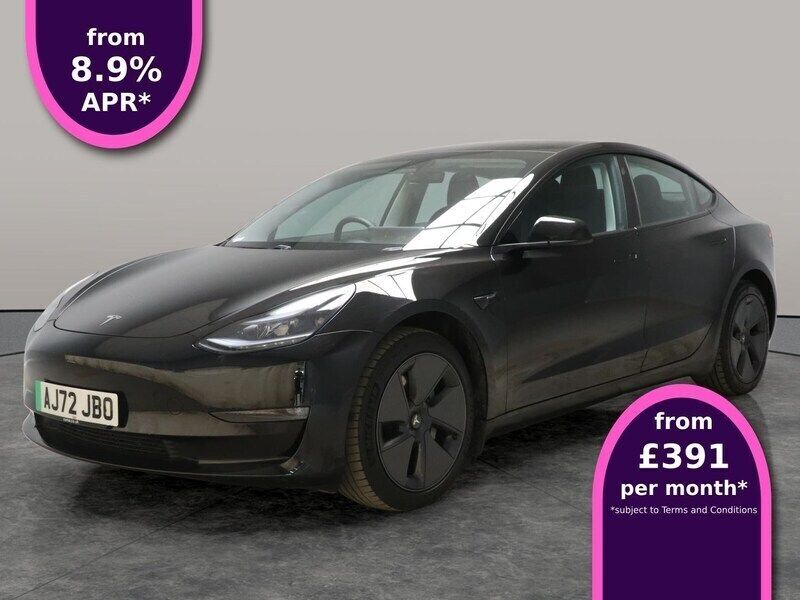 Black Used 2022 Tesla Model 3 Long Range Sedan | £24,304 (Fair price) - Image 1/3