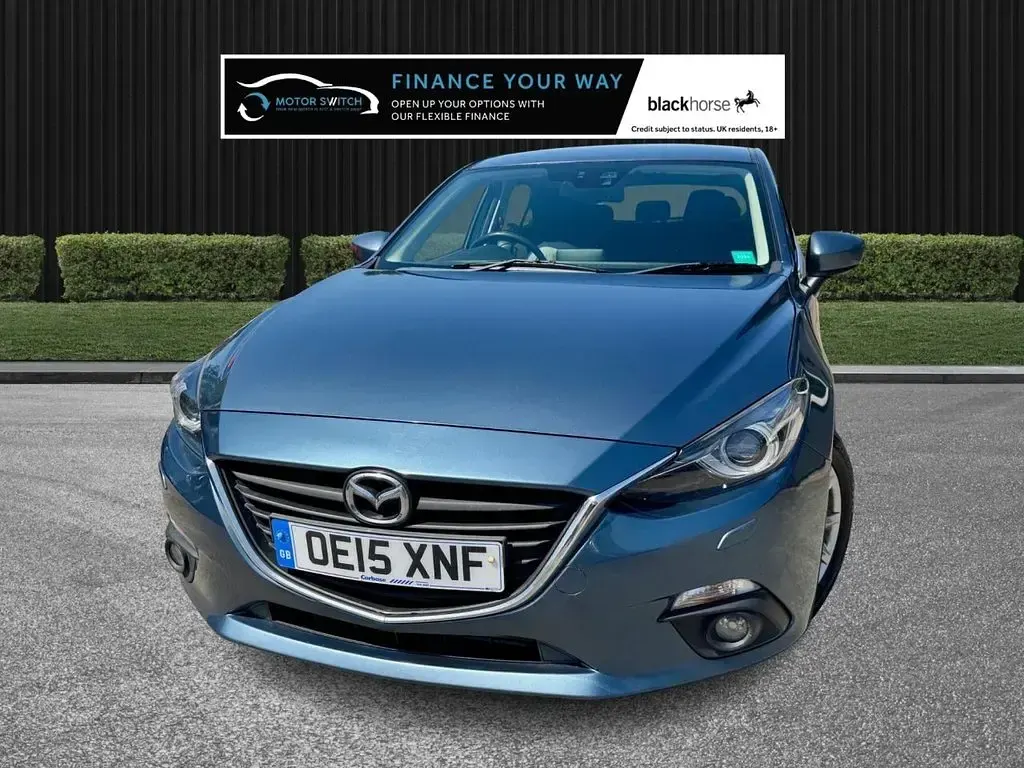 Used Mazda 3 150 HP (110 kW) 2015 Blue Hatchback