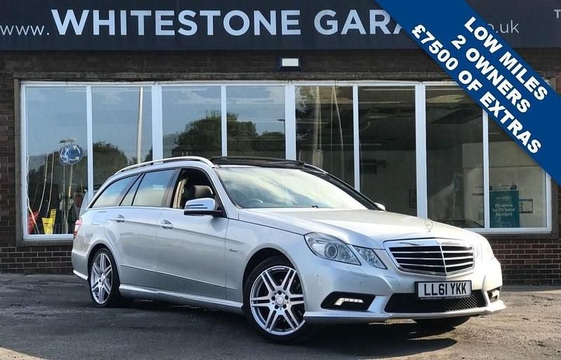 Silver Used 2011 Mercedes E250 Sport Edition Estate | £8,995 (Fair price) - Image 1/4