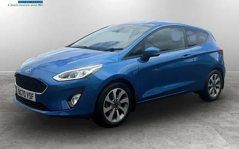 Used Ford Fiesta Trend 95 HP (69 kW) 2020 Blue Hatchback