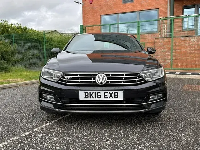 Used VW Passat R-line 2016 Black Sedan