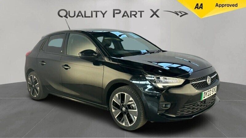 Black Used 2022 Vauxhall Corsa-e SRi Hatchback | £10,200 (Good price) - Image 1/4