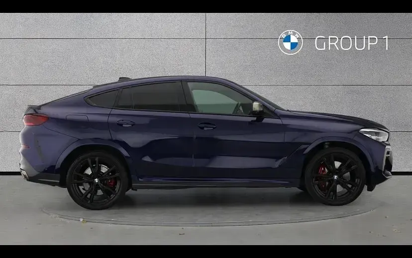 Used BMW X6 M50 Shadowline 523 HP (384 kW) 2022 Tanzanite blue SUV