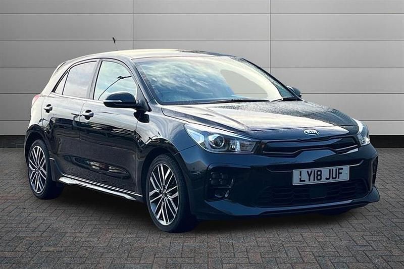 Black Used 2018 Kia Rio GT-Line Hatchback | £9,350 (Fair price) - Image 1/2