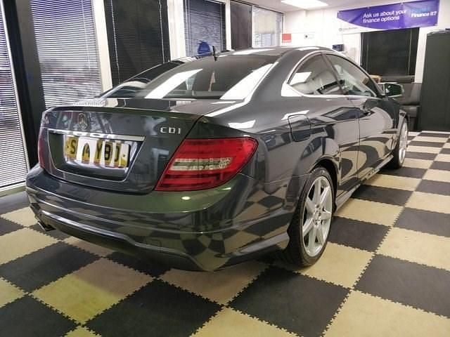Used Mercedes C220 AMG 170 HP (125 kW) 2014 Grey Coupe
