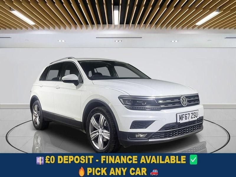 White Used 2017 VW Tiguan SEL SUV | £12,049 (Fair price) - Image 1/4