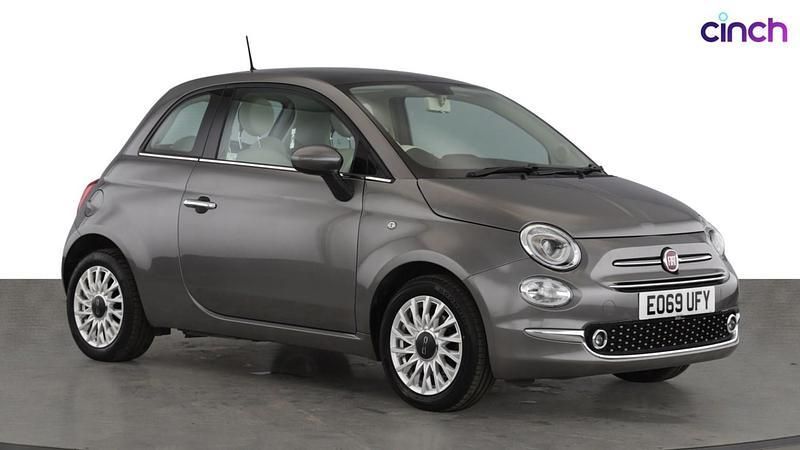 Grey Used 2019 Fiat 500 Lounge Hatchback | £7,999 (A bit pricey) - Image 1/3