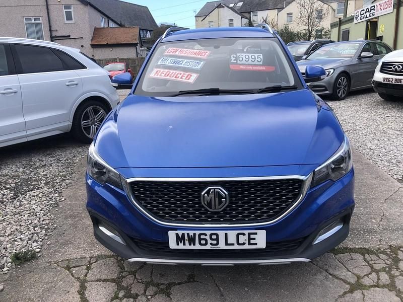 Used MG ZS Exclusive 106 HP (77 kW) 2019 Blue SUV