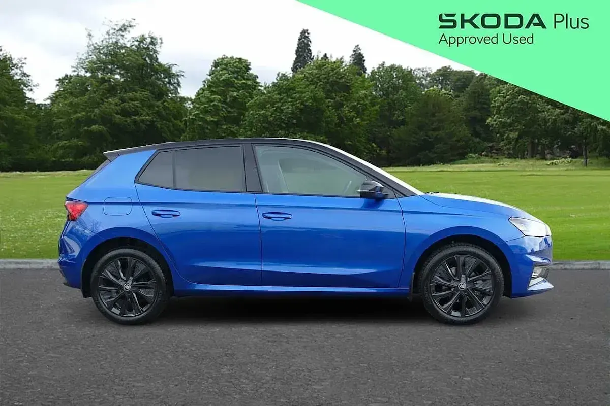 New Skoda Fabia Design Edition 113 HP (83 kW) 2026 Blue Hatchback