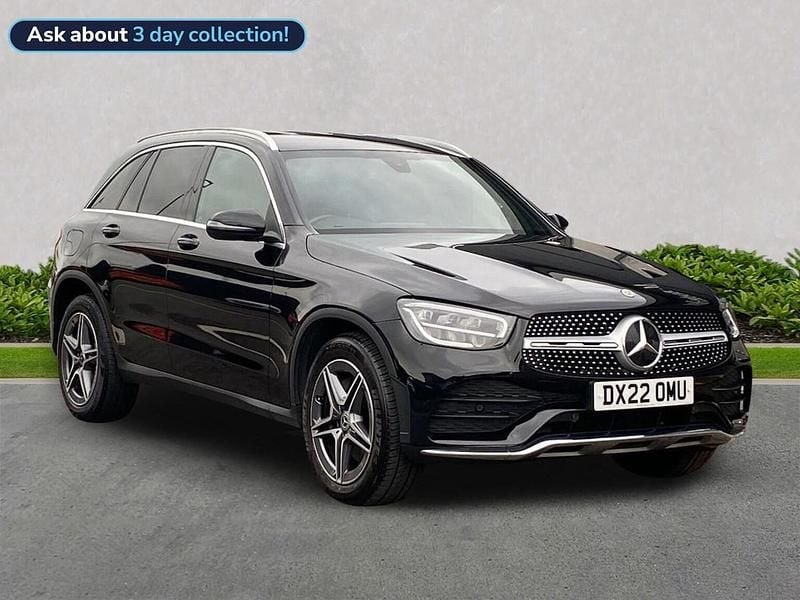 Black Used 2022 Mercedes GLC220 AMG line | £27,124 - Image 1/4