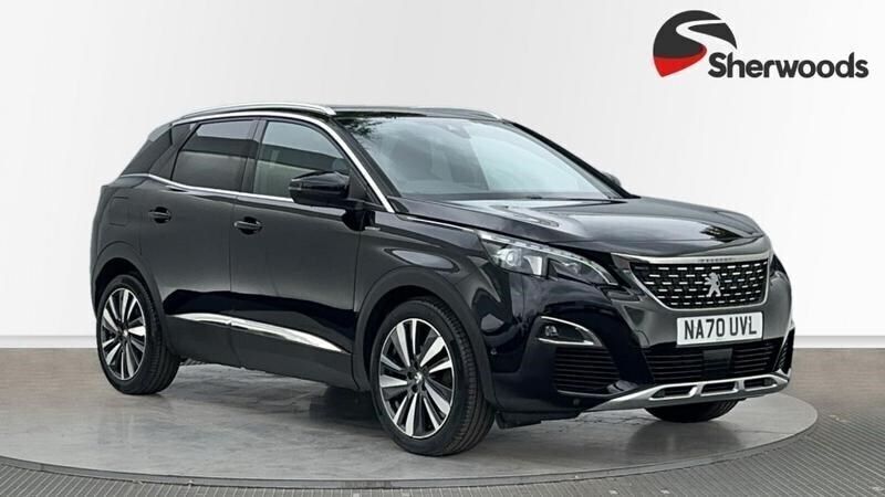 Black Used 2020 Peugeot 3008 Premium SUV | £16,249 (Good price) - Image 1/4