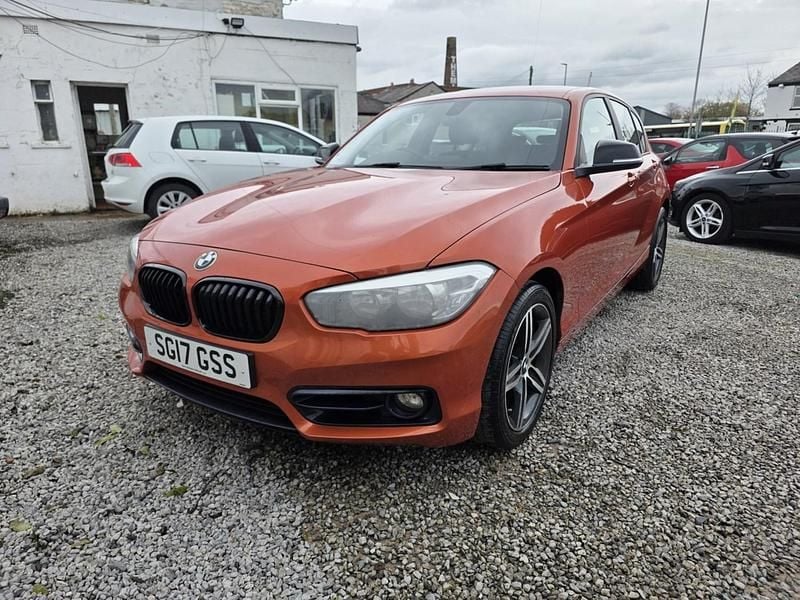 Used BMW 118 Sport Line 2017 Orange Hatchback