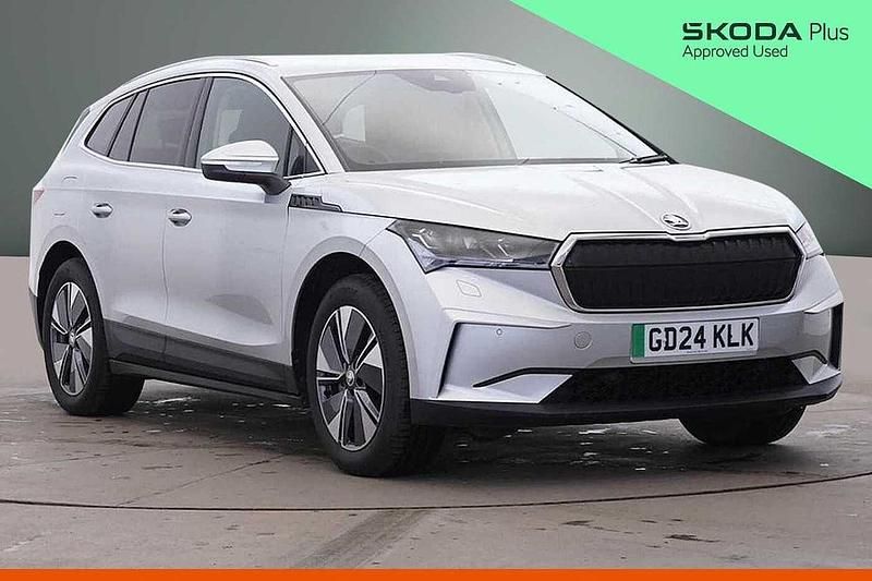 Used Skoda Enyaq iV 154 kW (210 HP) 2024 Brilliant silver metallic SUV