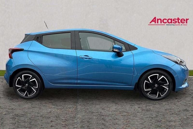Used Nissan Micra Acenta 91 HP (66 kW) 2021 Blue Hatchback