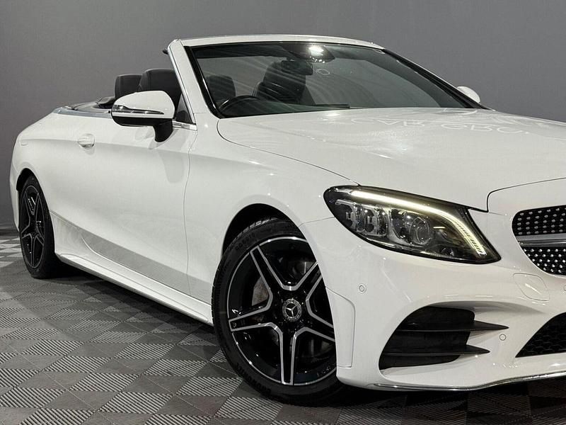 Used Mercedes C300 AMG Line Premium 245 HP (180 kW) 2019 White Cabriolet