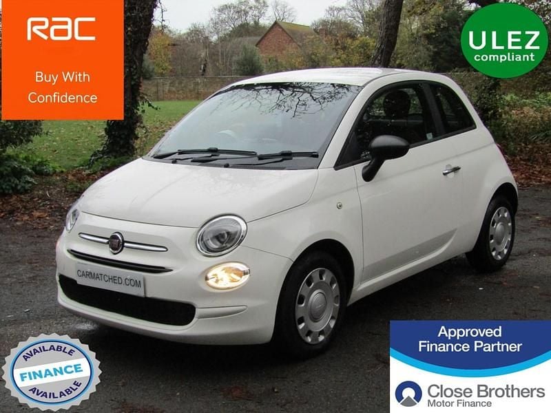 White Used 2017 Fiat 500 Pop Hatchback | £3,495 (Super price) - Image 1/3