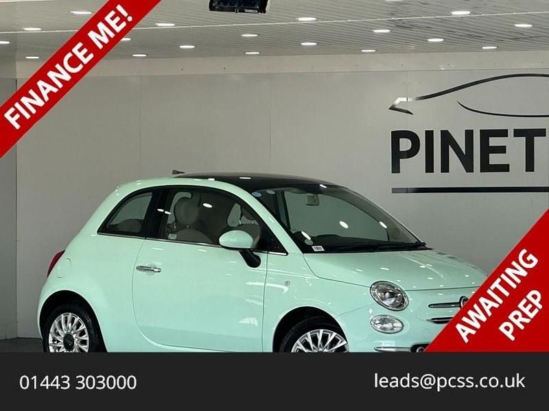 Used Fiat 500 Lounge 69 HP (50 kW) 2018 Green Hatchback
