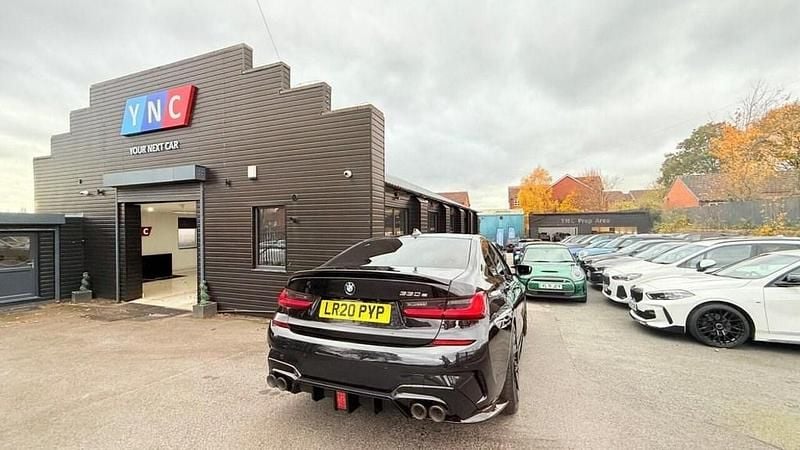 Black Used 2020 BMW 330e M Sport Sedan | £21,491 (Expensive) - Image 1/4