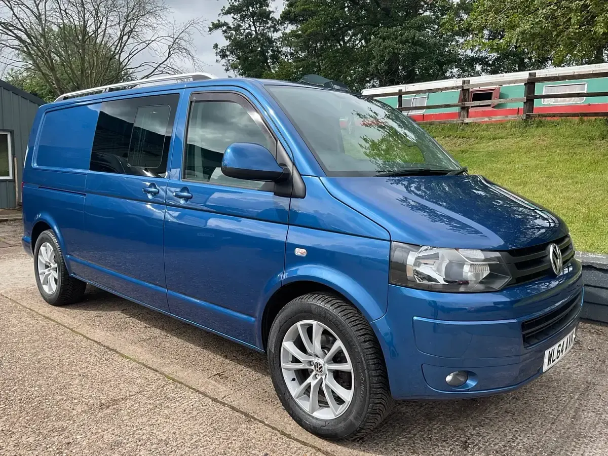 Used VW Transporter Highline 140 HP (102 kW) 2014 Blue Van
