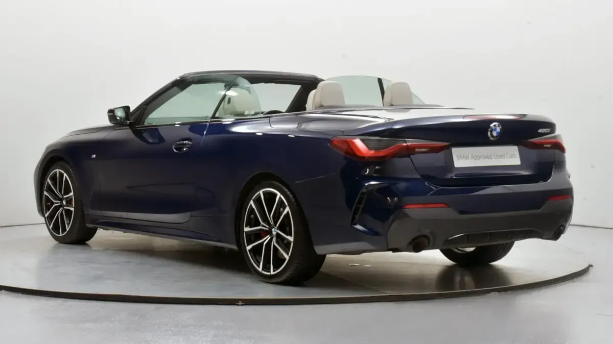 Used BMW 420 M Sport 181 HP (133 kW) 2023 Blue Cabriolet