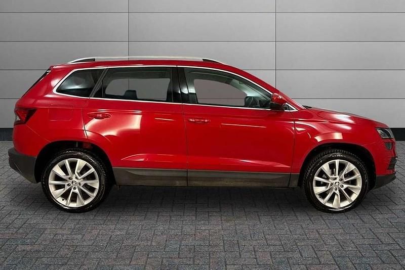 Used Skoda Karoq SE L 150 HP (110 kW) 2018 Velvet red metallic SUV