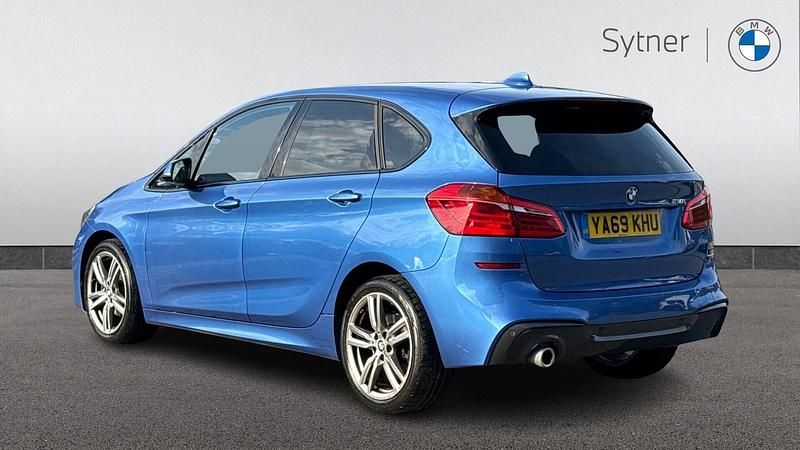 Used BMW 218 Active Tourer M Sport 138 HP (101 kW) 2019 Blue MPV