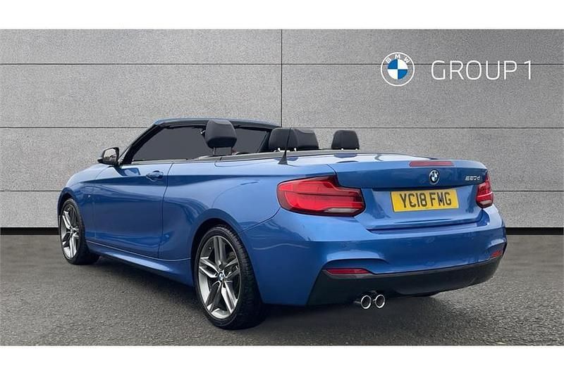 Used BMW 220 M Sport 190 HP (139 kW) 2018 Blue Cabriolet