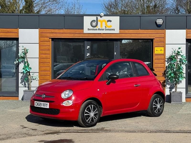 Used Fiat 500 Pop 2019 Red Cabriolet