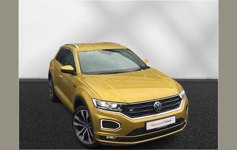 Used VW T-Roc R-line 148 HP (108 kW) 2021 Yellow SUV