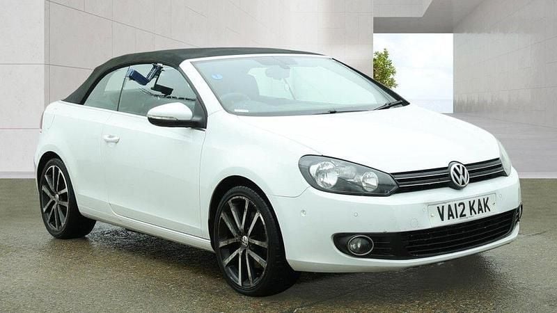 Used VW Golf Cabriolet GT 140 HP (102 kW) 2012 White Cabriolet
