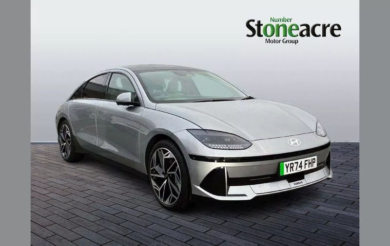Silver Used 2025 Hyundai Ioniq 6 Premium Sedan | £34,995 - Image 1/4