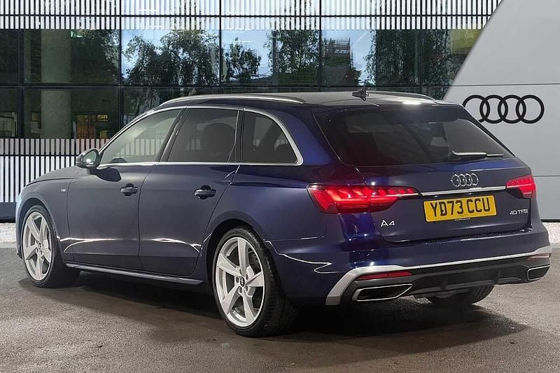 Used Audi A4 S-Line 204 HP (150 kW) 2023 Blue Estate