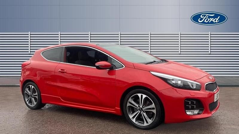 Used Kia ProCeed GT-Line S 120 HP (88 kW) 2017 Red Hatchback